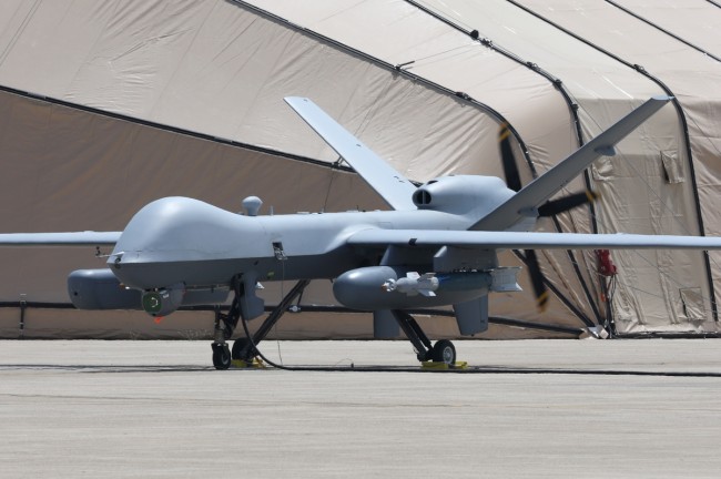 2024 연합편대군 종합훈련에 참여한 미 공군의 무인 공격기 MQ-9 리퍼