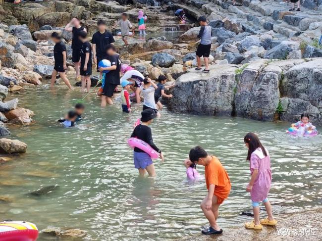 계룡산 동학사 계곡