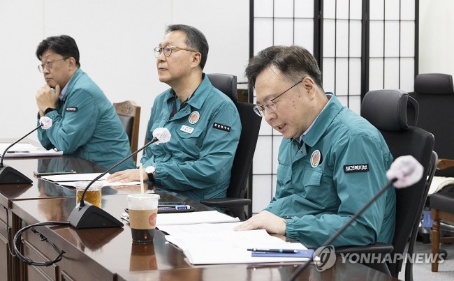 조규홍 장관, 중앙사고수습본부 제60차 회의 주재