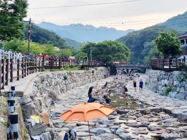 계룡산 동학사 계곡