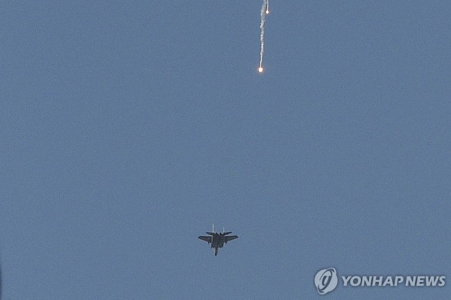 베이루트 상공의 이스라엘군 전투기
