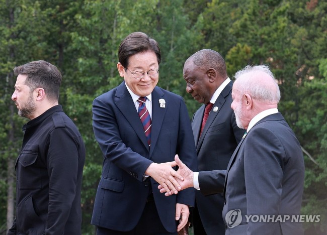 지난 6월 G7 정상회의 당시 이재명 대통령