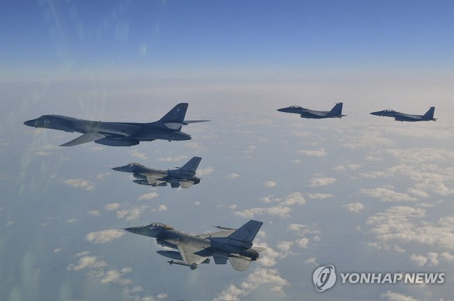 한·미 연합공중훈련 실시