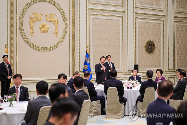 윤석열 대통령, 국민의힘 의원 오찬 발언