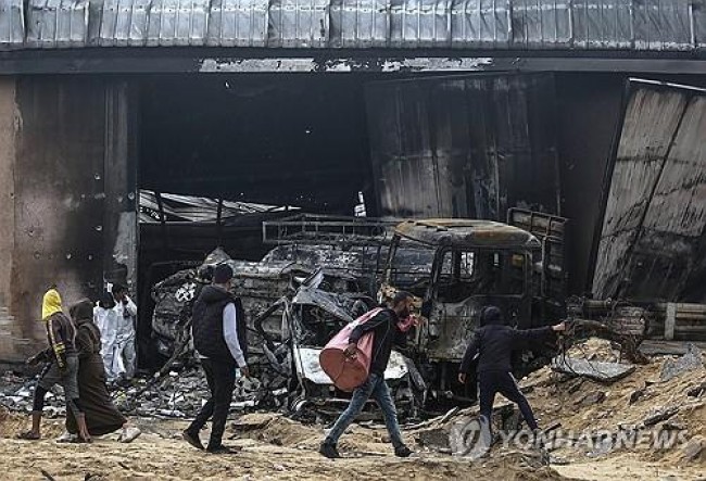 폭격맞은 가자지구 