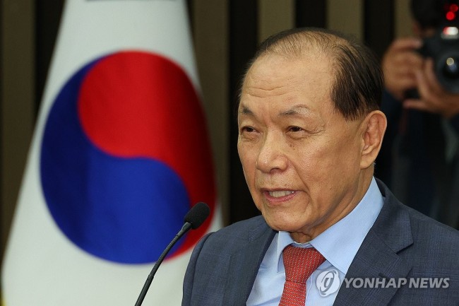 발언하는 황우여 비상대책위원장