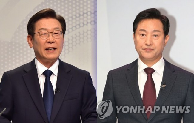 더불어민주당 이재명 대표-오세훈 서울시장