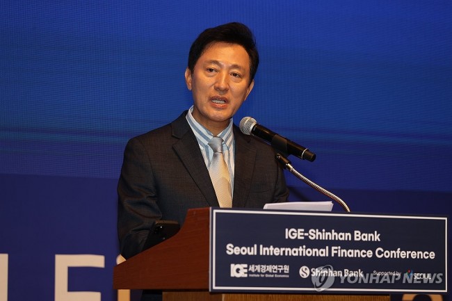 인사말 하는 오세훈 서울시장