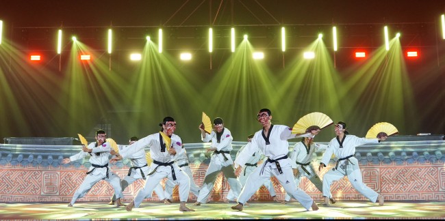 강원 춘천 세계태권도문화축제 환영행사