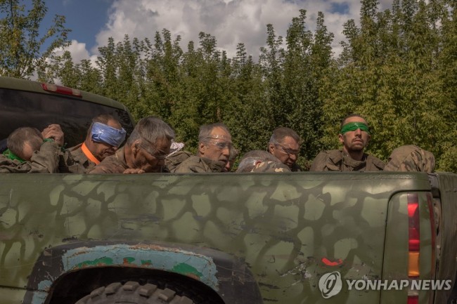 포로로 잡힌 러시아 장병