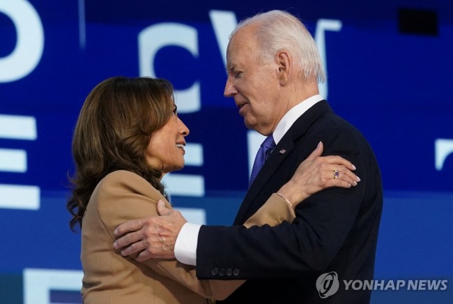 미국 바이든 대통령과 해리스 부통령