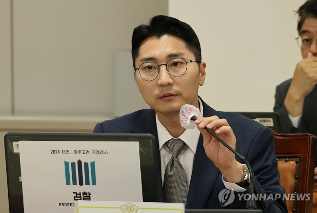 질의하는 박준태 의원