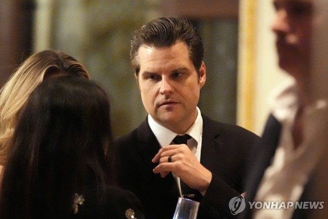 맷 게이츠 미국 법무장관 지명자