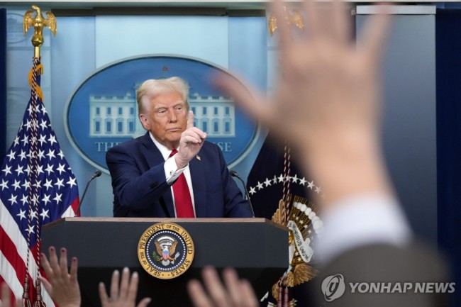 도널드 트럼프 미국 대통령