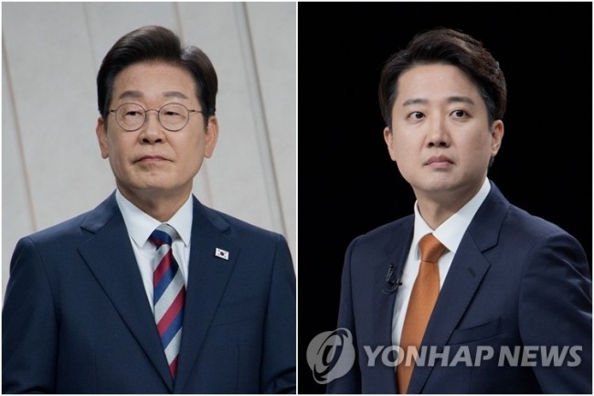 정치 분야 TV 토론회 준비하는 이재명-이준석 후보