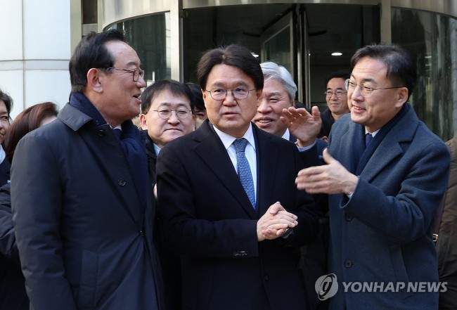 무죄 선고에 기뻐하는 송철호-황운하