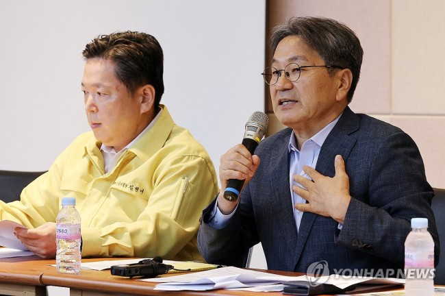 발언하는 강기정 광주시장